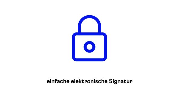Einfache elektronische Signatur